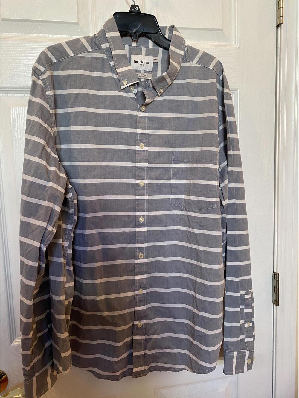 Goodfellow & Co Men's Slim Fit Button-Up Shirt XXL